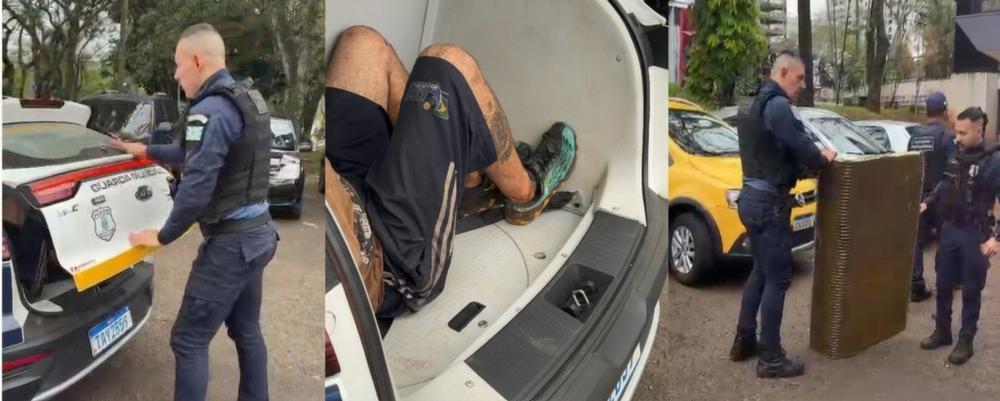 Guarda Municipal impede fuga e prende suspeito
